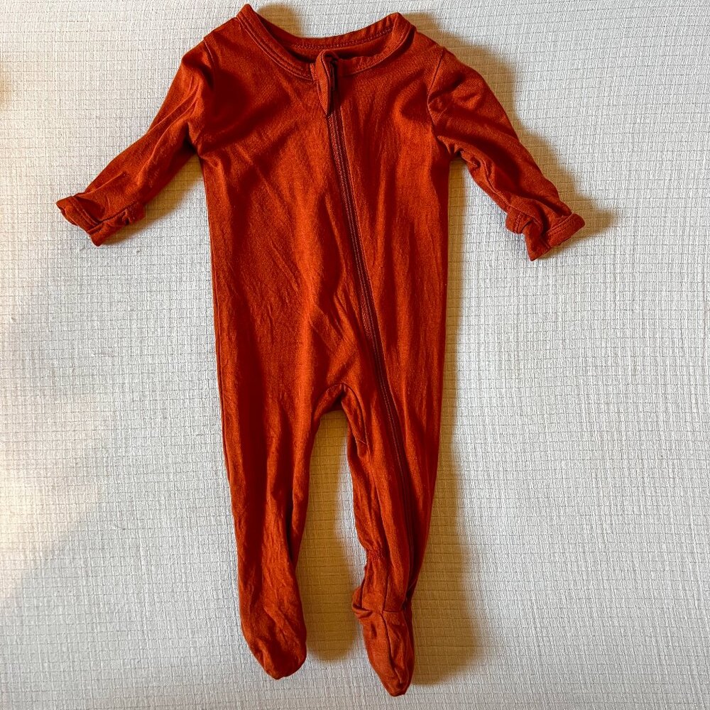 Kyte Footie in Clementine (Newborn)